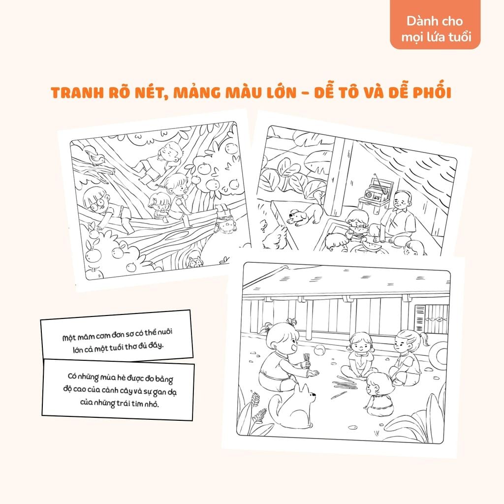 Tô Màu Chữa Lành - Kỳ Nghỉ Hè Tuổi Thơ