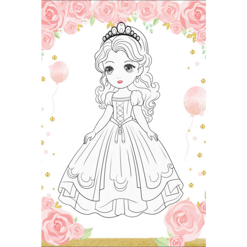 Tô Màu Puncess Công Chúa Lộng Lẫy