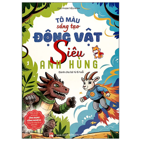 Tô Màu Sáng Tạo - Động Vật Siêu Anh Hùng