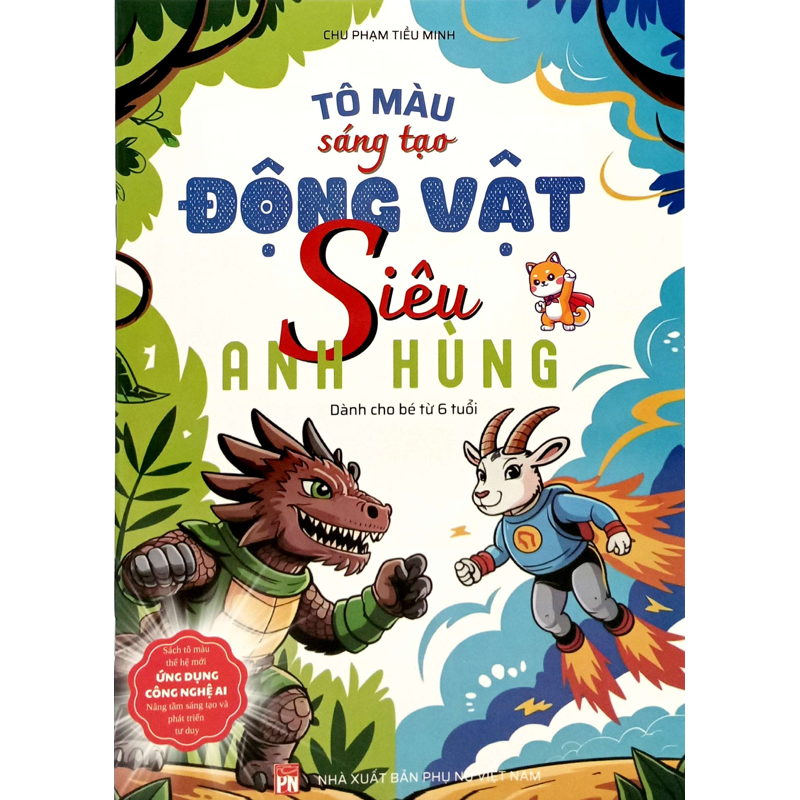 Tô Màu Sáng Tạo - Động Vật Siêu Anh Hùng