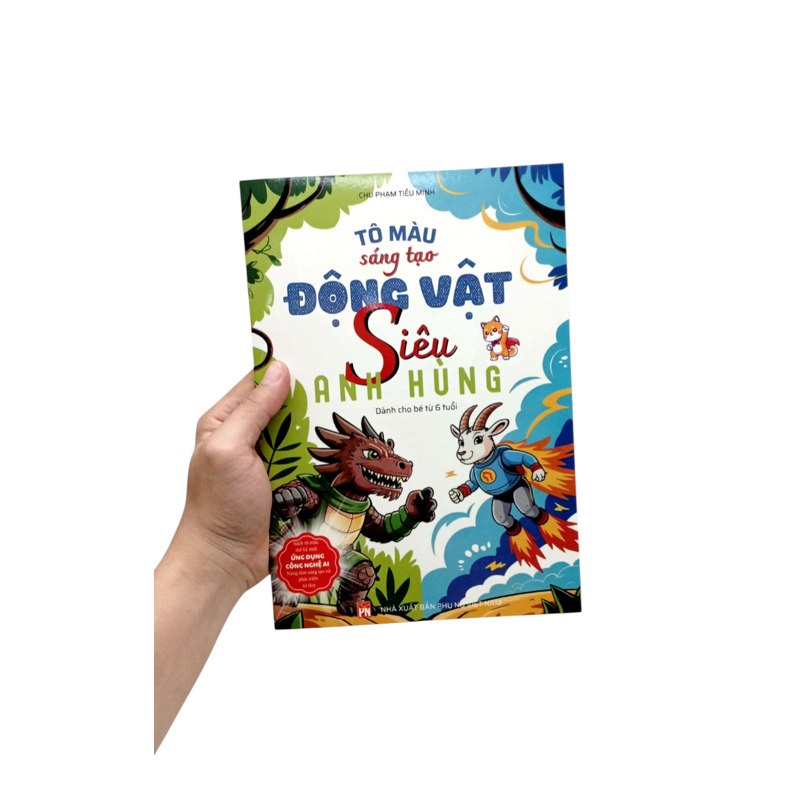 Tô Màu Sáng Tạo - Động Vật Siêu Anh Hùng