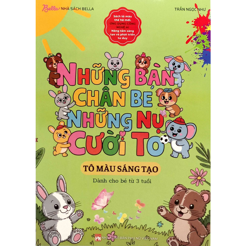 Tô Màu Sáng Tạo - Những Bàn Chân Bé Những Nụ Cười To