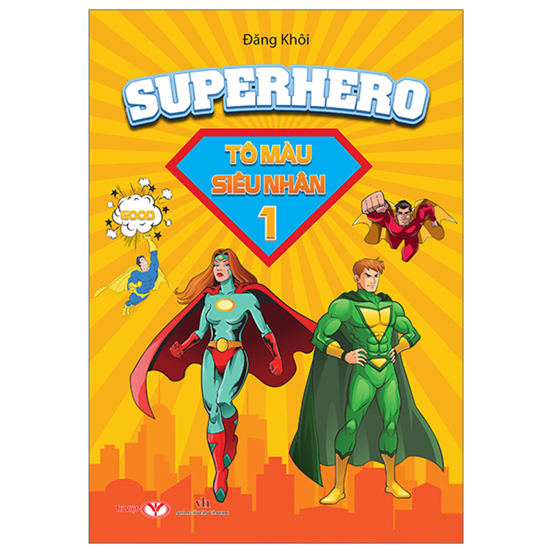 Tô Màu Siêu Nhân Super Hero 1