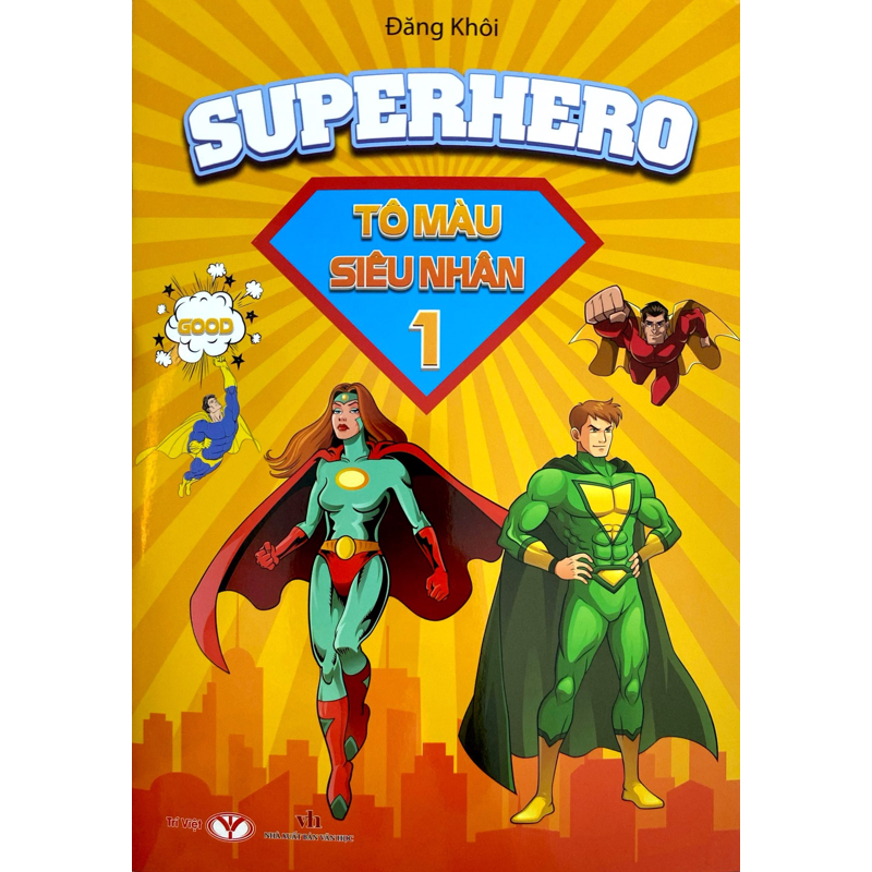 Tô Màu Siêu Nhân Super Hero 1