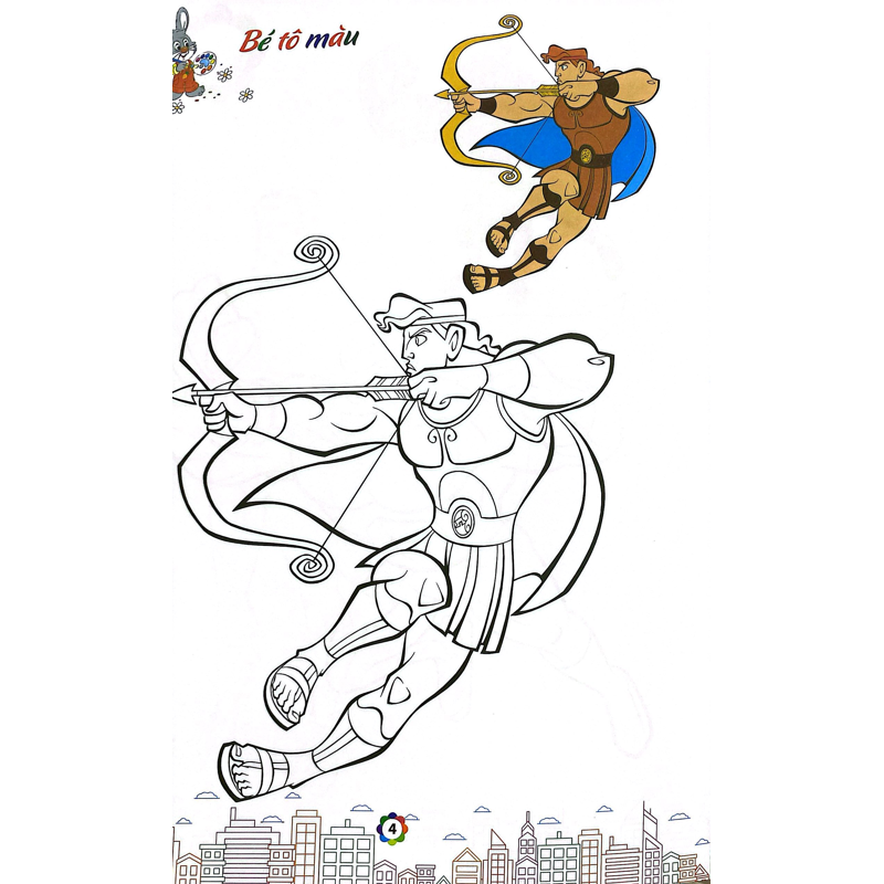 Tô Màu Siêu Nhân Super Hero 1