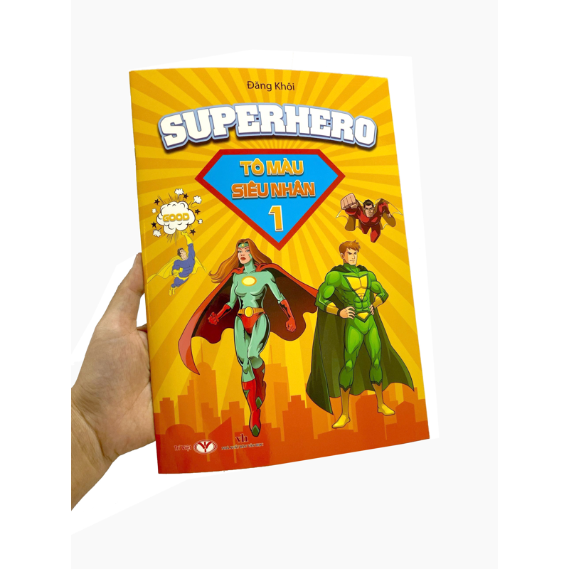 Tô Màu Siêu Nhân Super Hero 1
