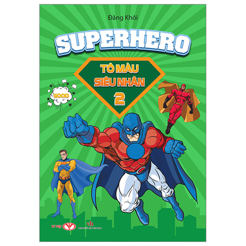 Tô Màu Siêu Nhân Super Hero 2