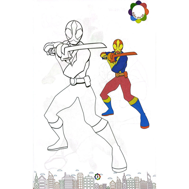 Tô Màu Siêu Nhân Super Hero 2