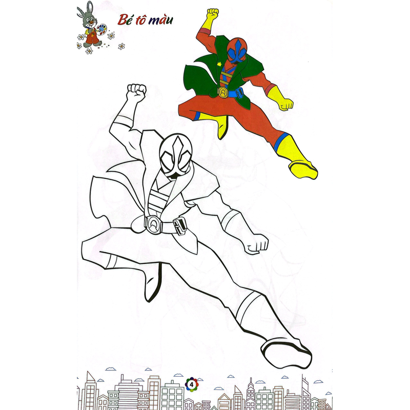 Tô Màu Siêu Nhân Super Hero 2