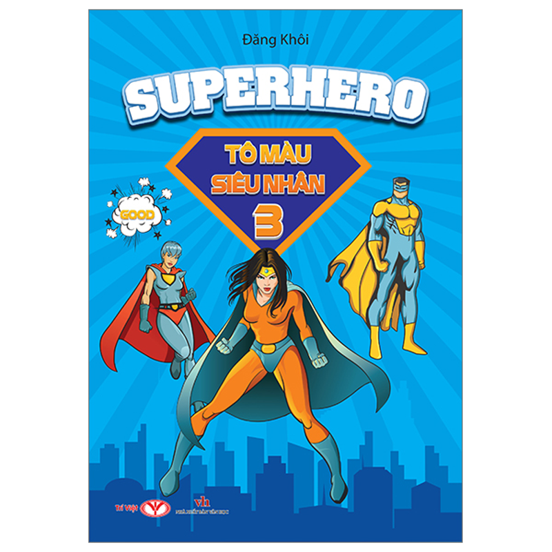 Tô Màu Siêu Nhân Super Hero 3