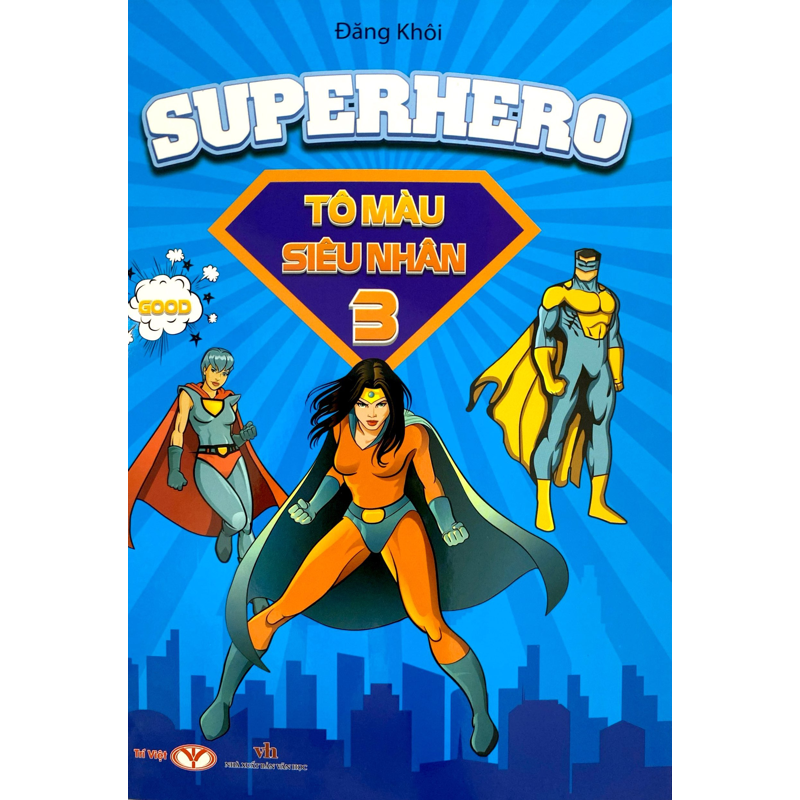 Tô Màu Siêu Nhân Super Hero 3