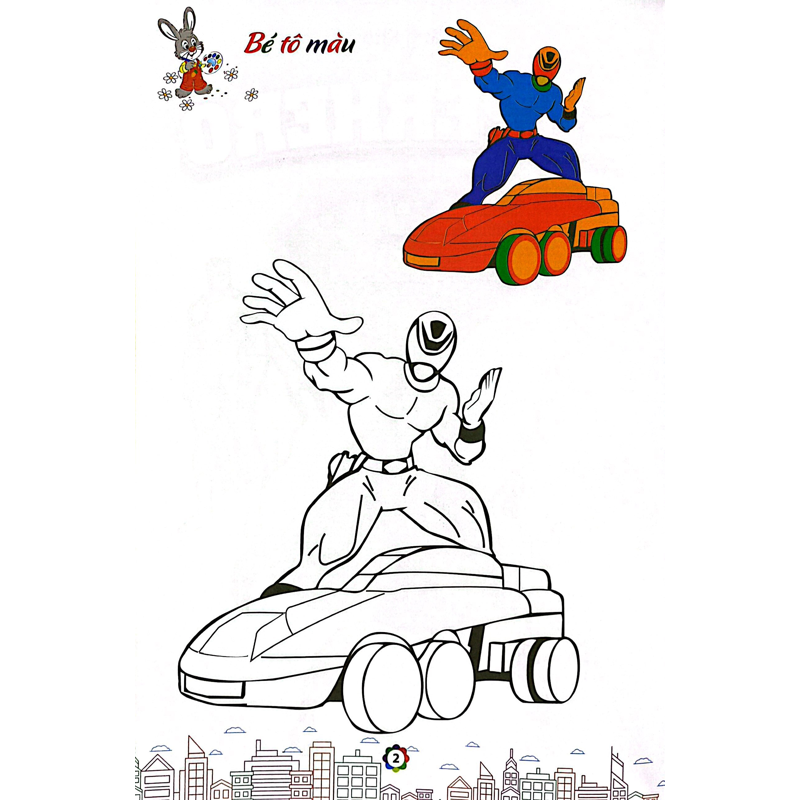 Tô Màu Siêu Nhân Super Hero 3