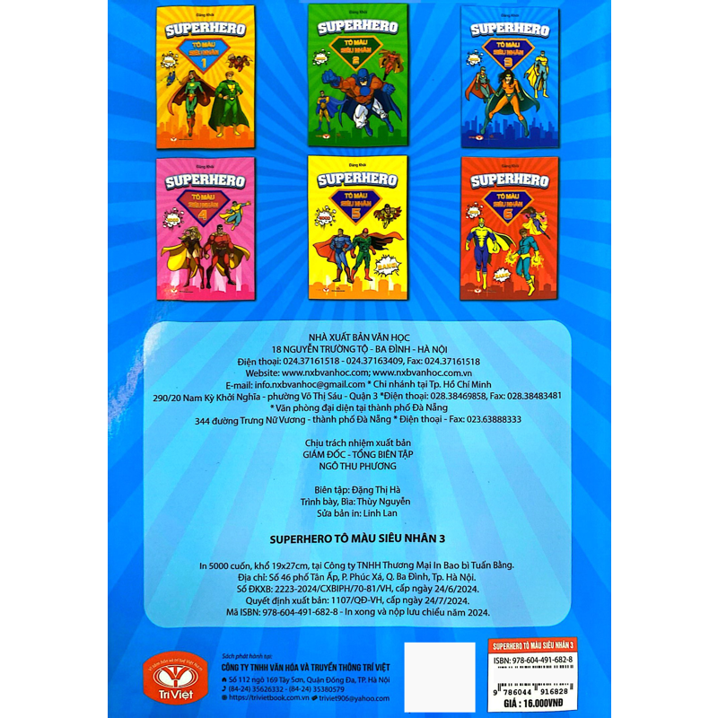 Tô Màu Siêu Nhân Super Hero 3