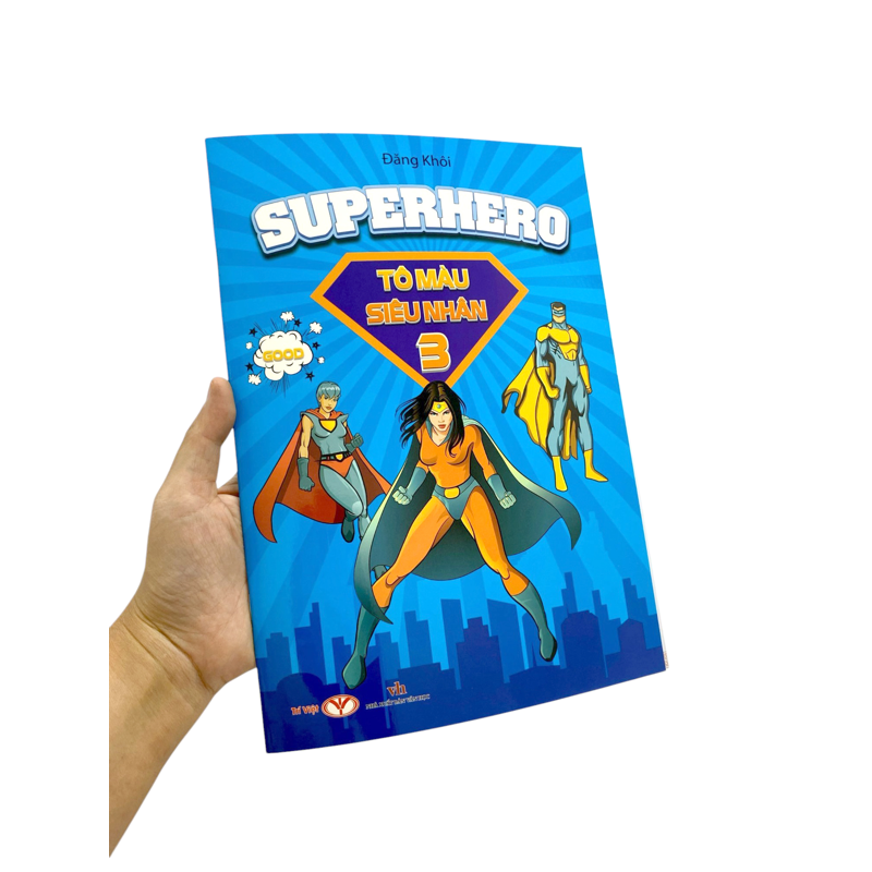 Tô Màu Siêu Nhân Super Hero 3