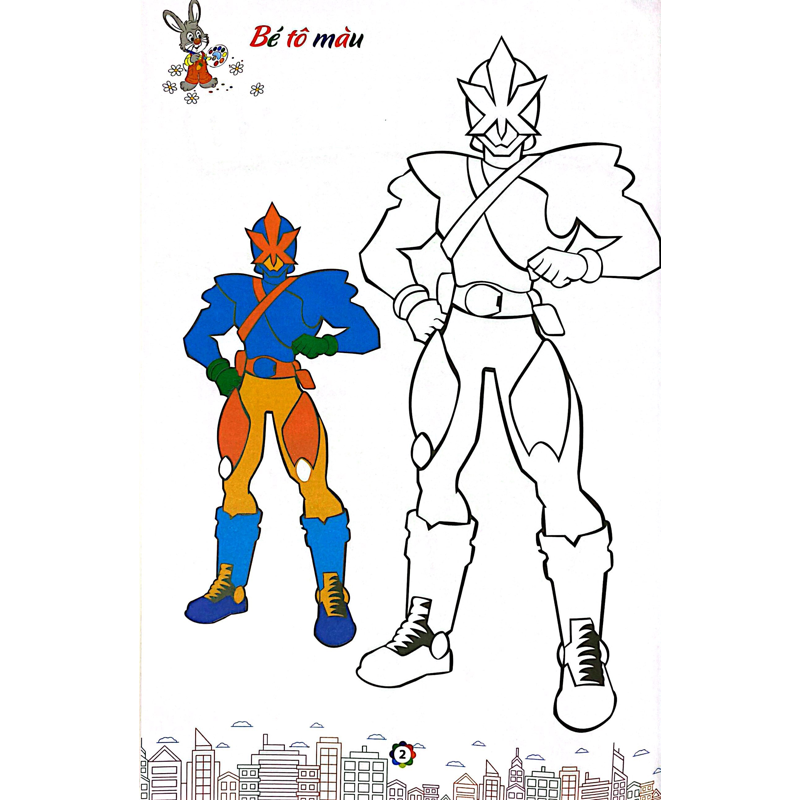 Tô Màu Siêu Nhân Super Hero 4