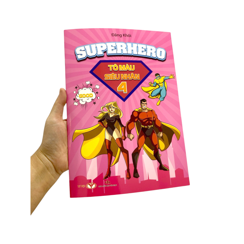 Tô Màu Siêu Nhân Super Hero 4