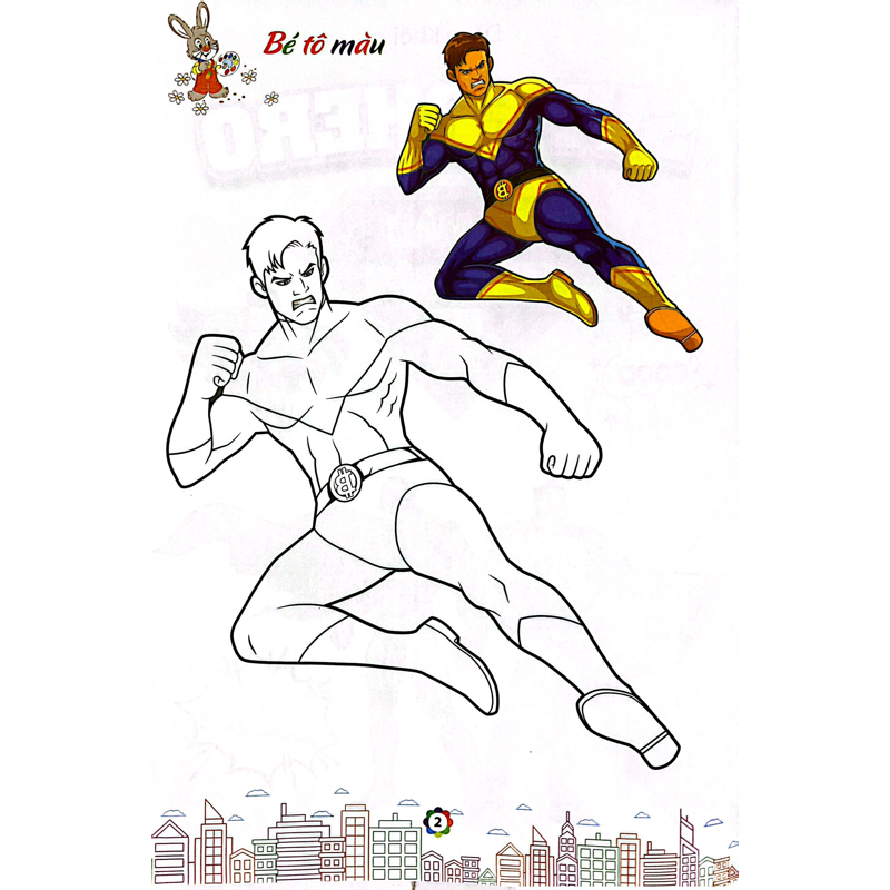 Tô Màu Siêu Nhân Super Hero 5