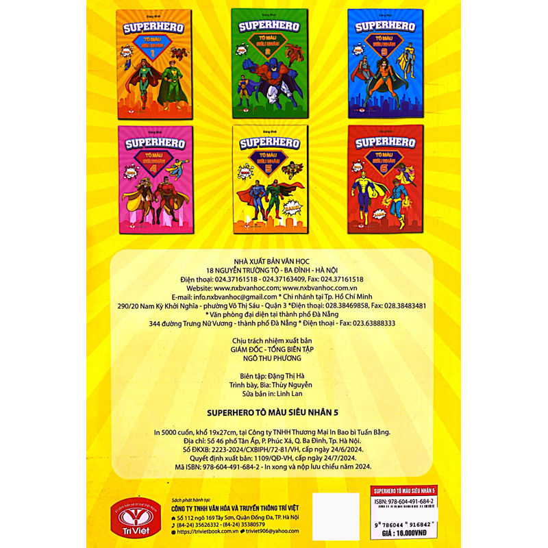 Tô Màu Siêu Nhân Super Hero 5