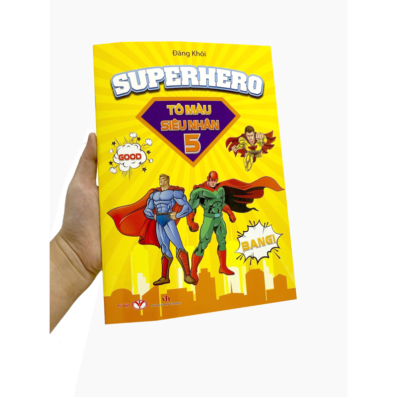 Tô Màu Siêu Nhân Super Hero 5
