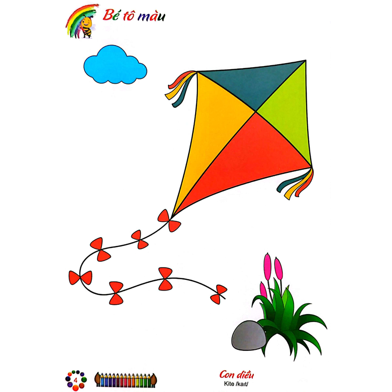 Tô Màu Thật Vui (Song Ngữ) - Đồ Chơi