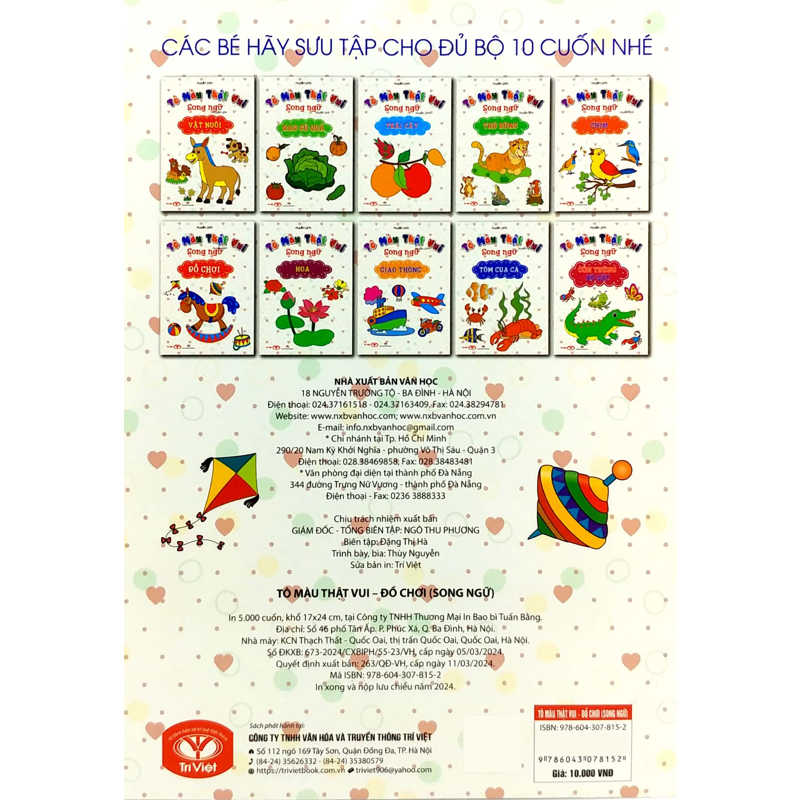 Tô Màu Thật Vui (Song Ngữ) - Đồ Chơi