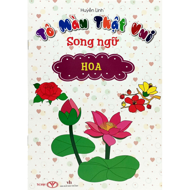 Tô Màu Thật Vui - Song Ngữ - Hoa