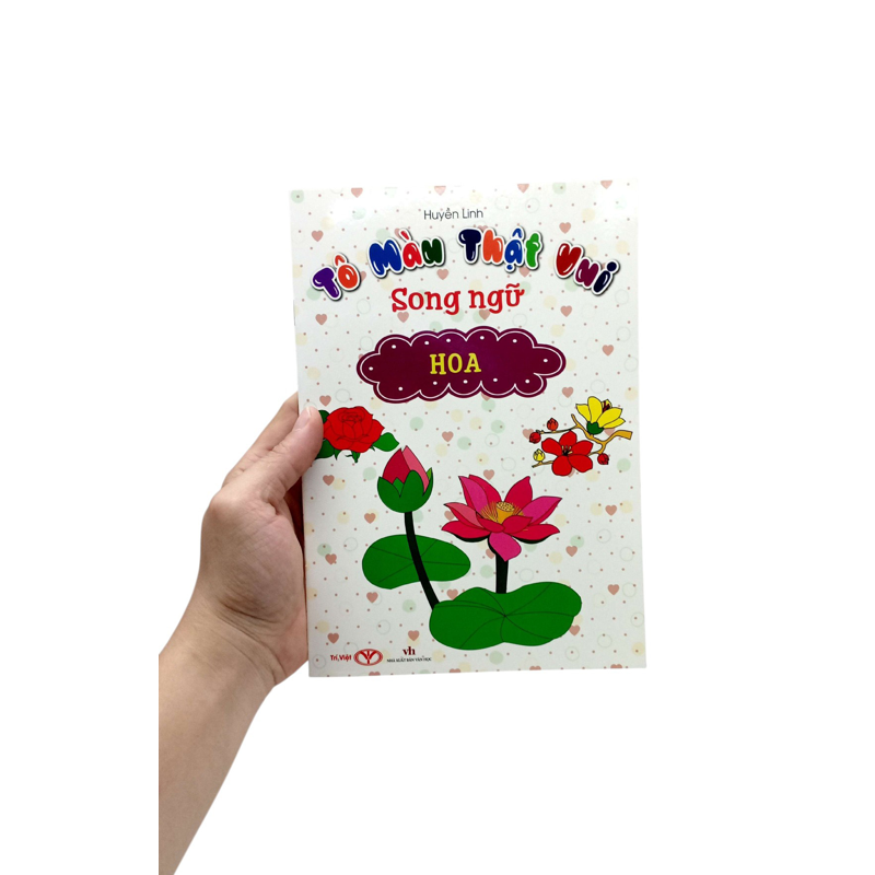 Tô Màu Thật Vui - Song Ngữ - Hoa