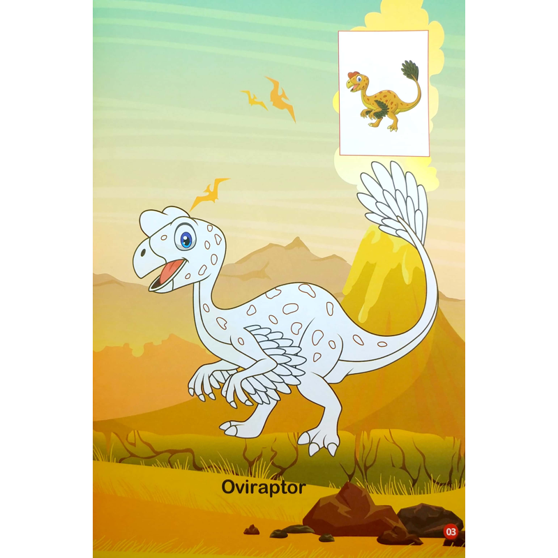 Tô Màu Thế Giới Khủng Long Dinosaurs 4