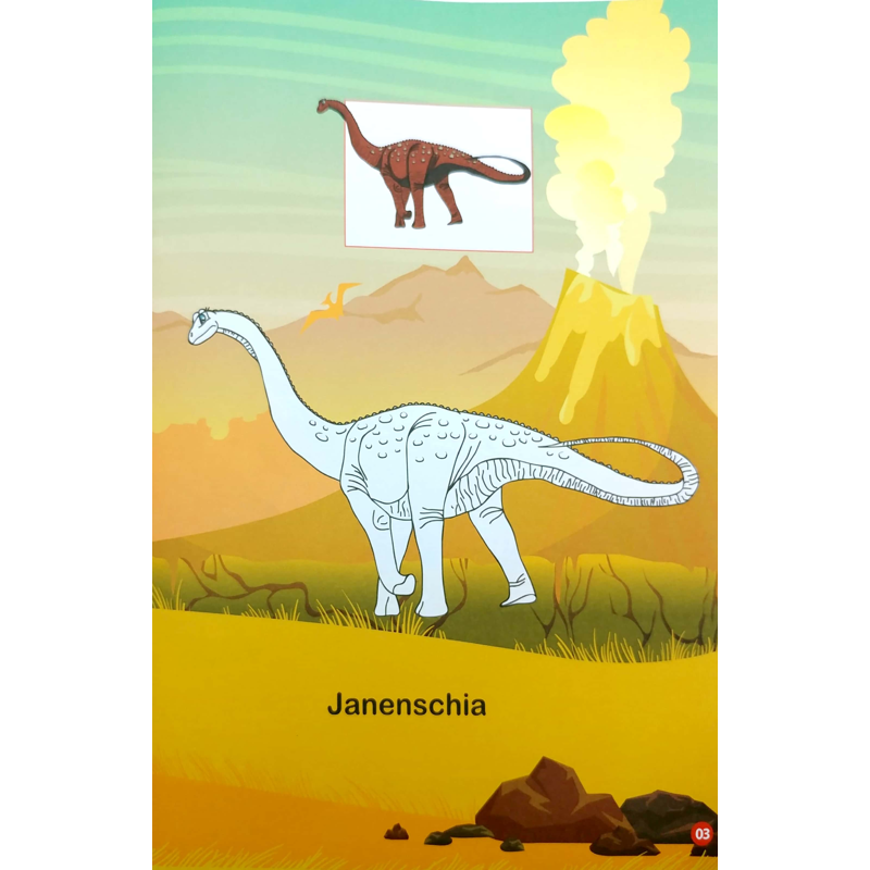Tô Màu Thế Giới Khủng Long Dinosaurs 5