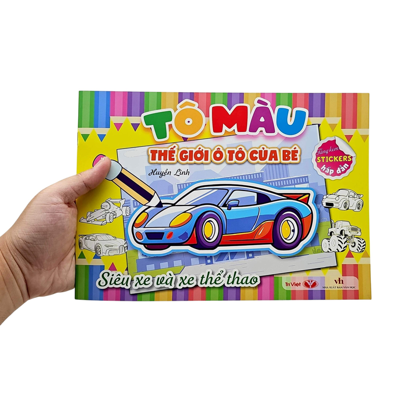 Tô Màu Thế Giới Ô Tô Của Bé-Siêu Xe Và Xe Thể Thao