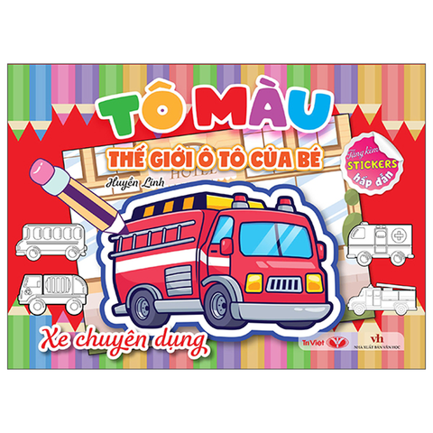 Tô Màu Thế Giới Ô Tô Của Bé - Xe Chuyên Dụng