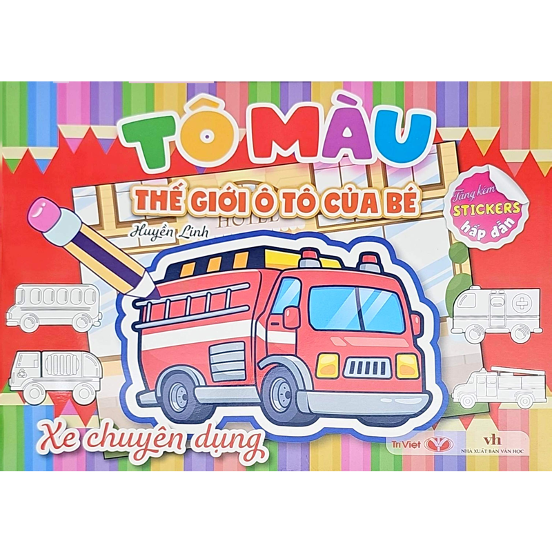 Tô Màu Thế Giới Ô Tô Của Bé - Xe Chuyên Dụng
