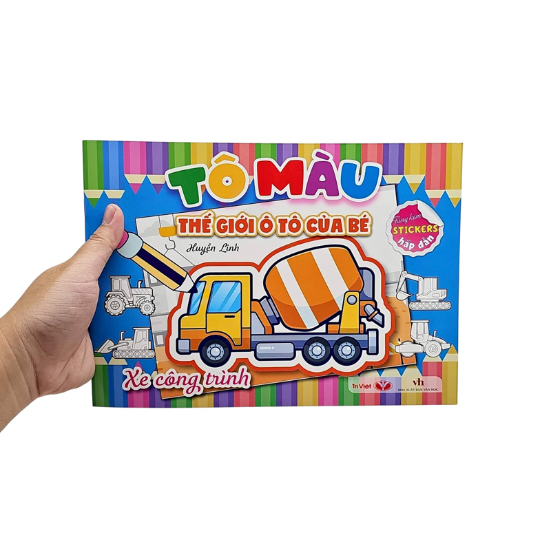 Tô Màu Thế Giới Ô Tô Của Bé - Xe Công Trình