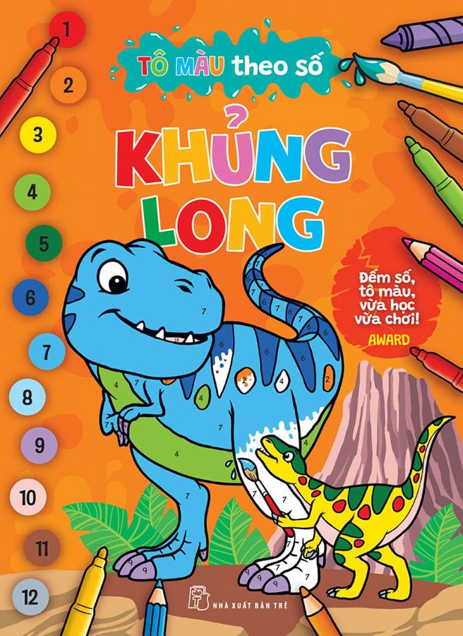 Tô Màu Theo Số - Khủng Long