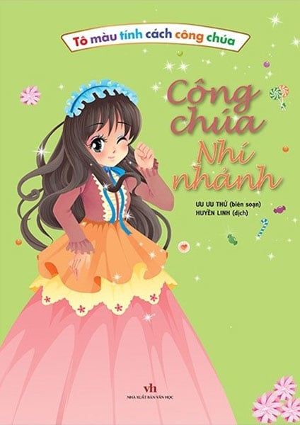 Tô Màu Tính Cách Công Chúa - Công Chúa Nhí Nhảnh