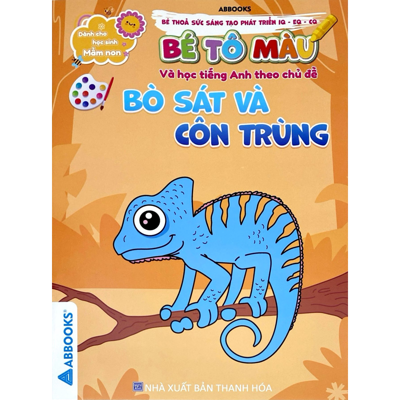 Bé Tô Màu Và Học Tiếng Anh Theo Chủ Đề - Bò Sát Và Côn Trùng