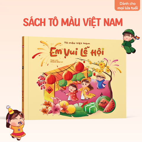 Tô Màu Việt Nam-Em Vui Lễ Hội