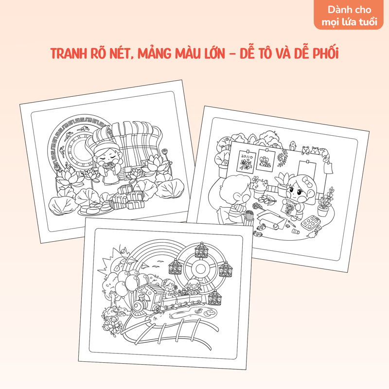 Tô Màu Việt Nam-Em Vui Lễ Hội