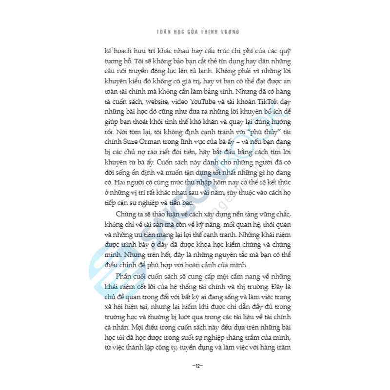 Toán Học Của Thịnh Vượng