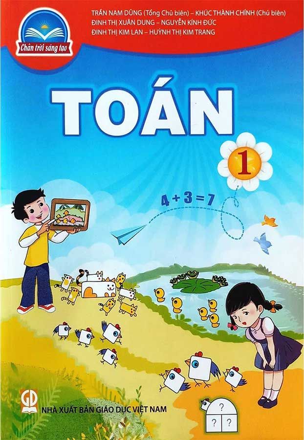 Sách Giáo Khoa Toán Lớp 1 - Bộ Chân Trời Sáng Tạo