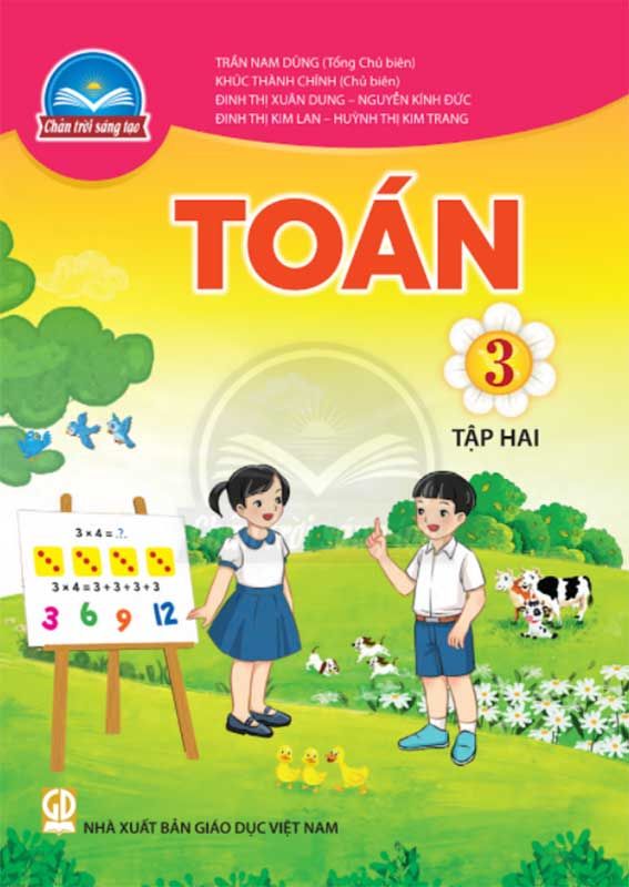 Sách Giáo Khoa Toán Lớp 3 Tập 2 - Bộ Chân Trời Sáng Tạo