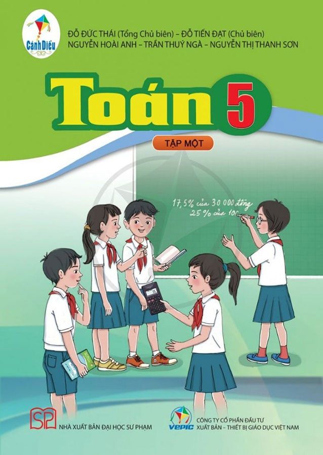 Sách Giáo Khoa Toán Lớp 5 Tập 1 - Bộ Cánh Diều