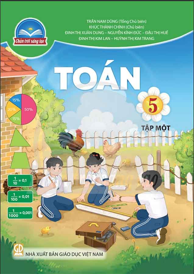 Sách Giáo Khoa Toán Lớp 5 Tập 1 - Bộ Chân Trời Sáng Tạo