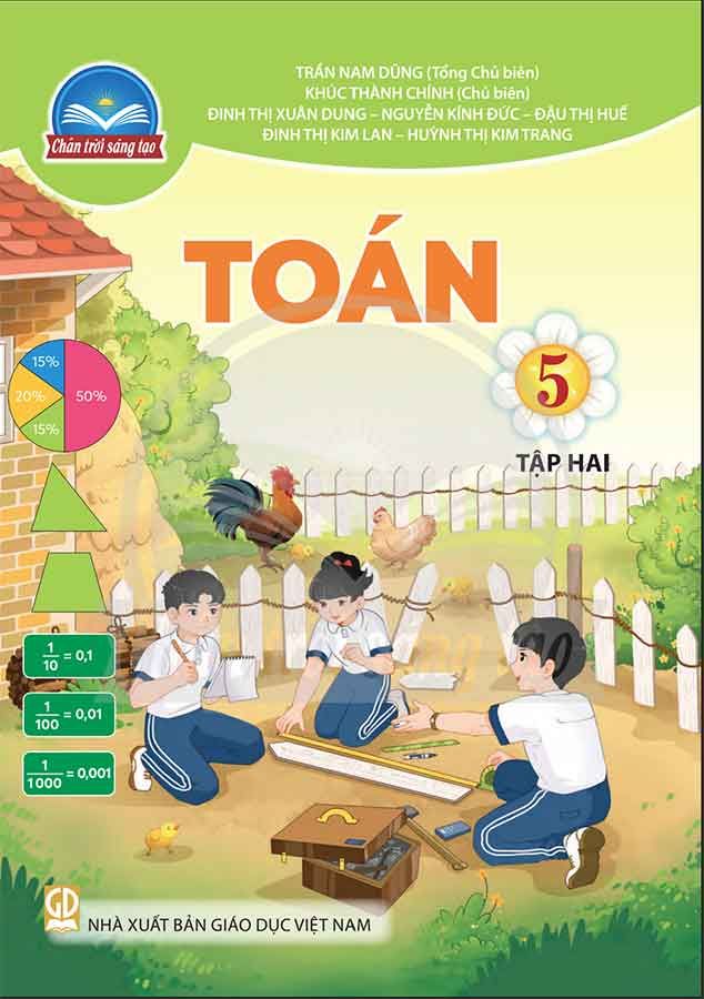 Sách Giáo Khoa Toán Lớp 5 Tập 2 - Bộ Chân Trời Sáng Tạo