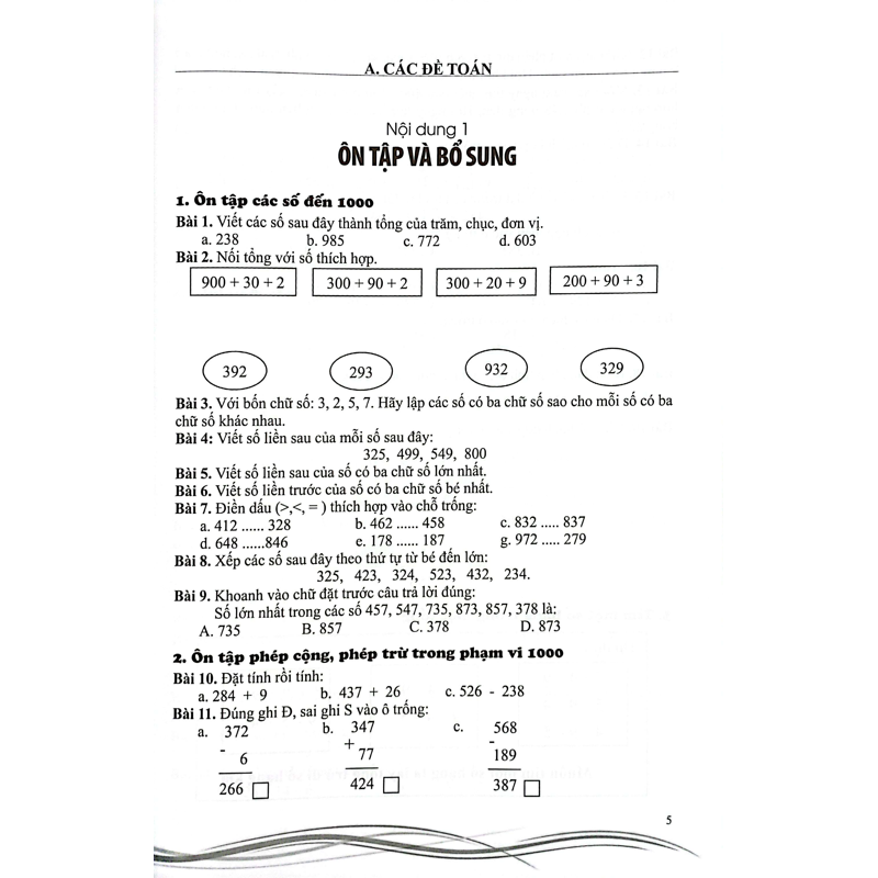Toán Nâng Cao 3 (Dùng Chung 3 Bộ)