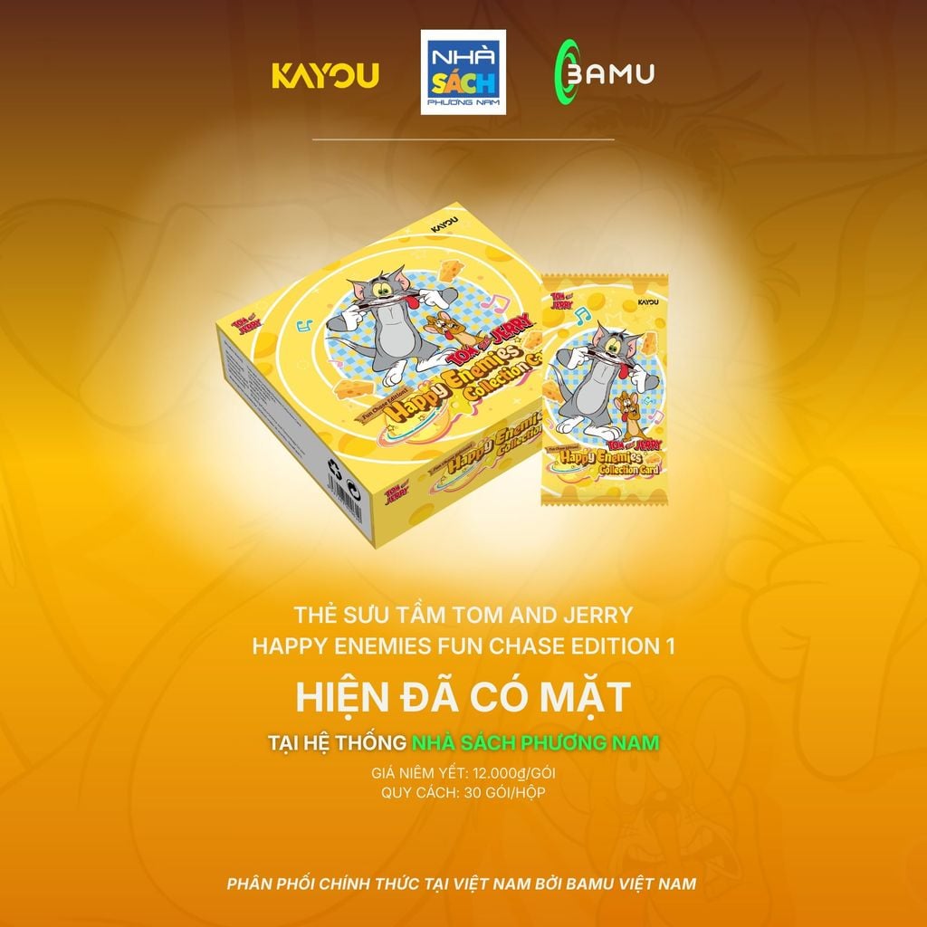 Kayou Bộ Thẻ Tom And Jerry Kẻ Thù Vui Nhộn Phiên Bản Rượt Đuổi 1 Hh00007 (Bamu)