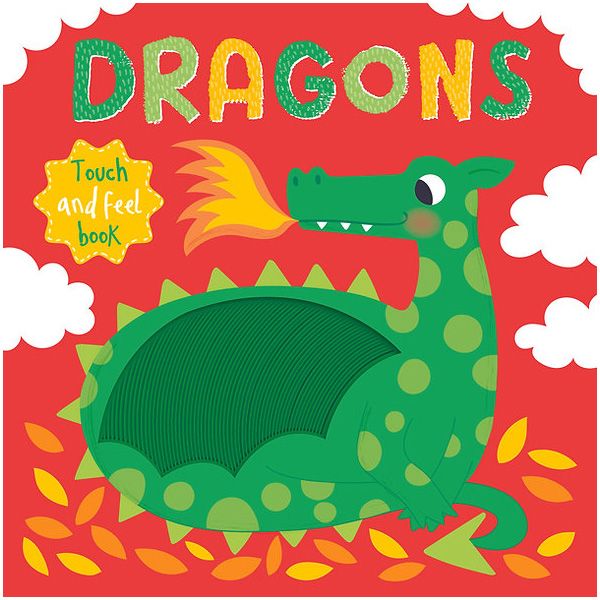 Touch and Feel Silicon Board Book - Dragons