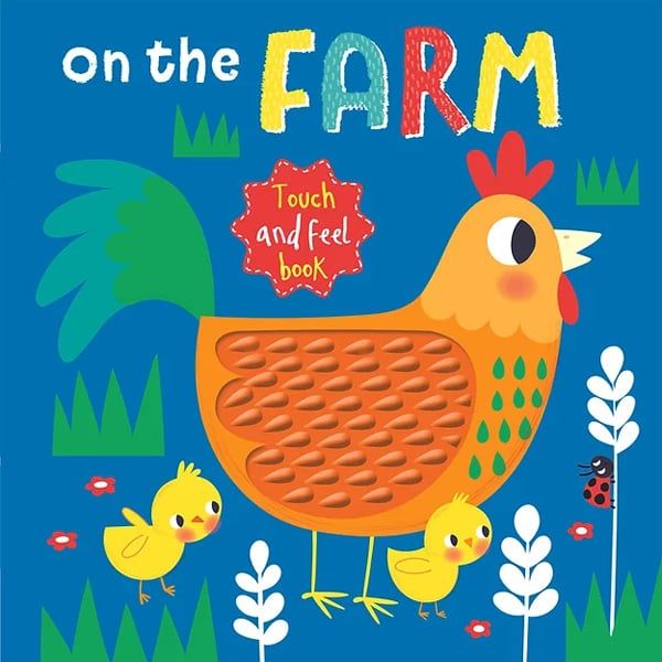 Touch and Feel Silicon Board Book - On the Farm