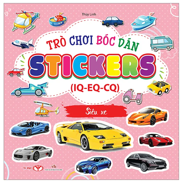 (KSD-893523000084) Trò Chơi Bóc Dán Sticker - Siêu Xe