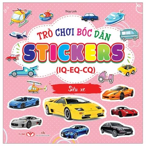 (KSD-893523000084) Trò Chơi Bóc Dán Sticker - Siêu Xe